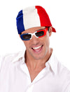 Bandana supporter France pour adulte bleu blanc rouge