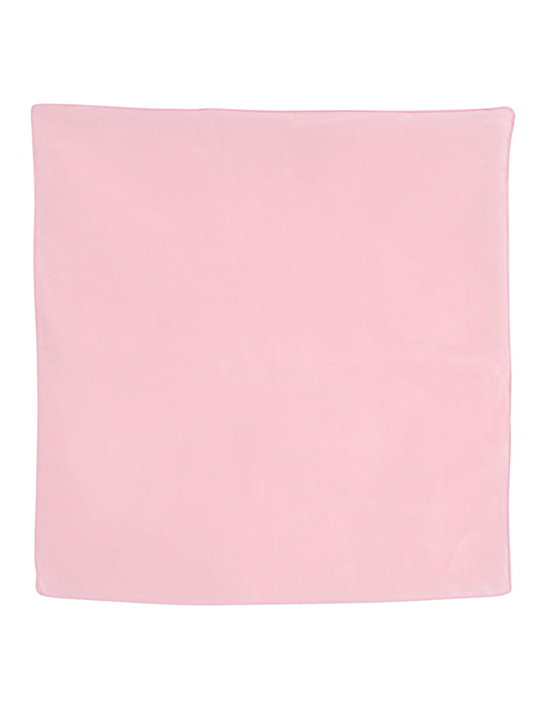 Vue à plat du bandana uni rose
