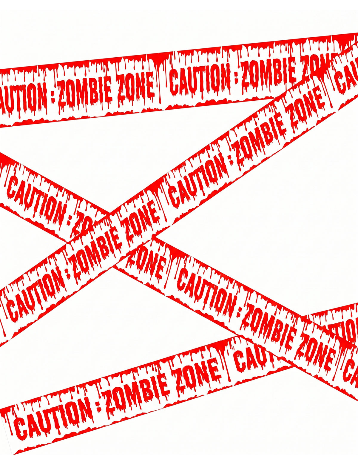 Traka za označavanje Zombie Zone 6 m