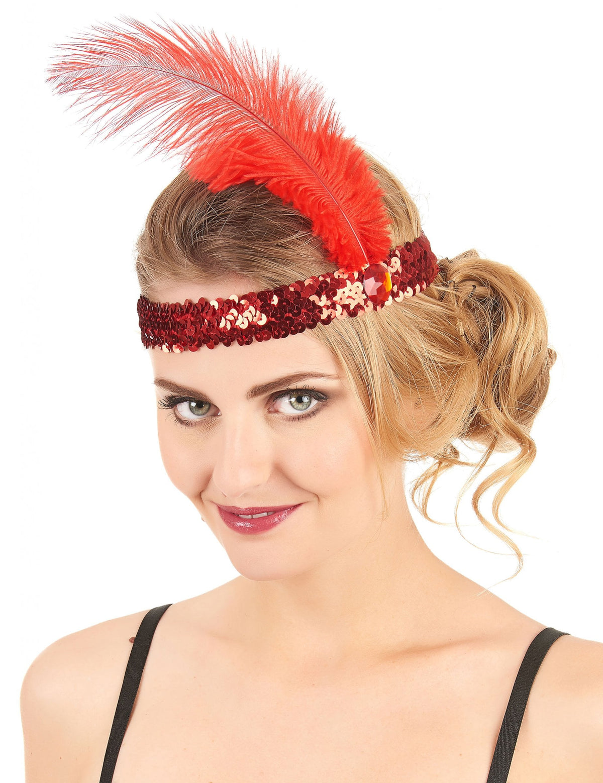 Vue de face du Bandeau Charleston pour femme