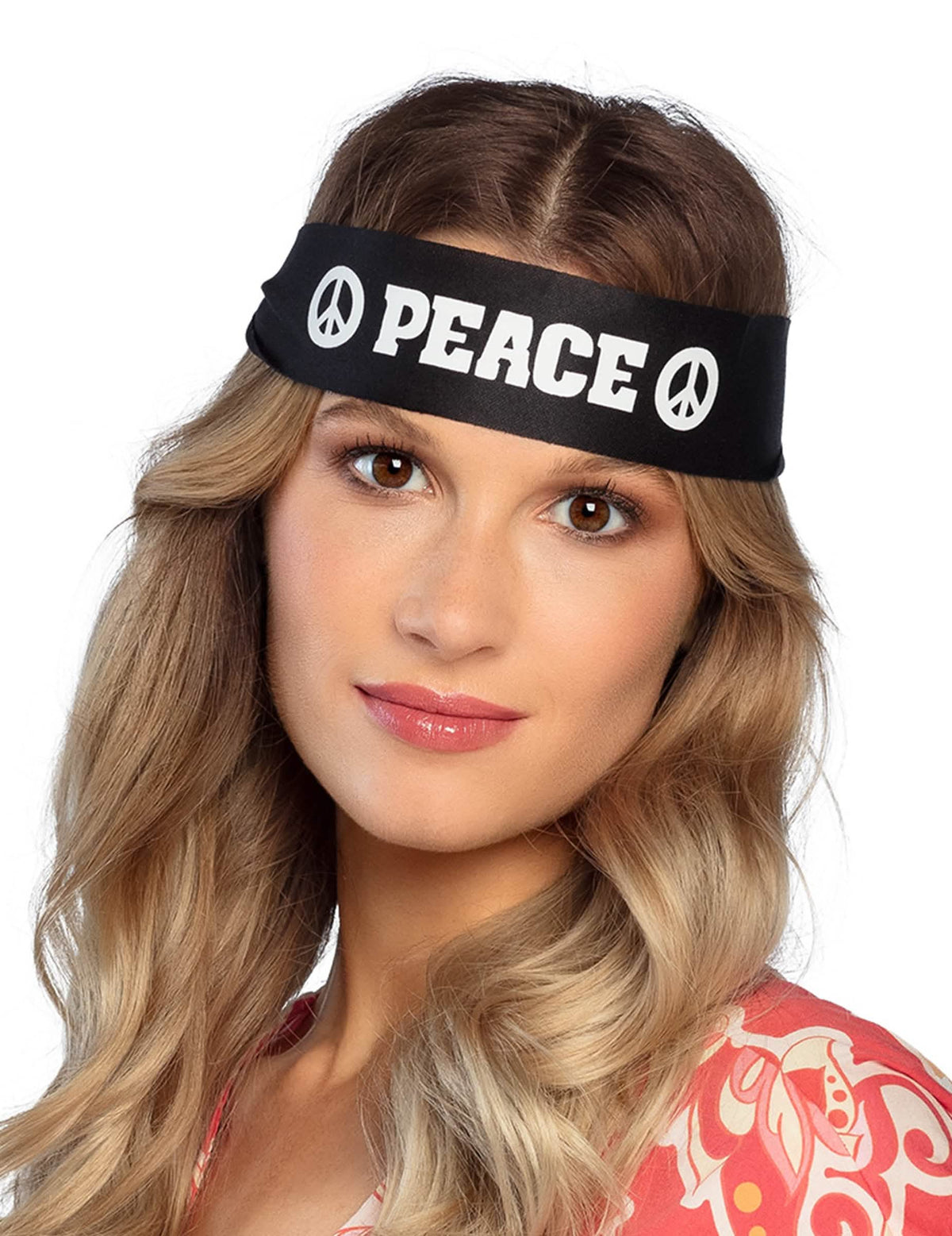 Pogled sprijeda na traku za glavu Peace za odrasli