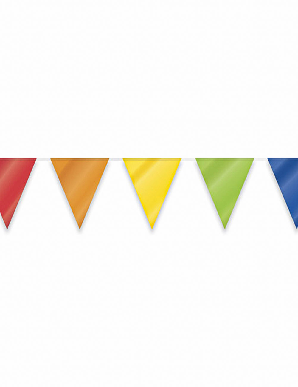 Bannière multicolore pour décoration de fête à fanions triangulaires