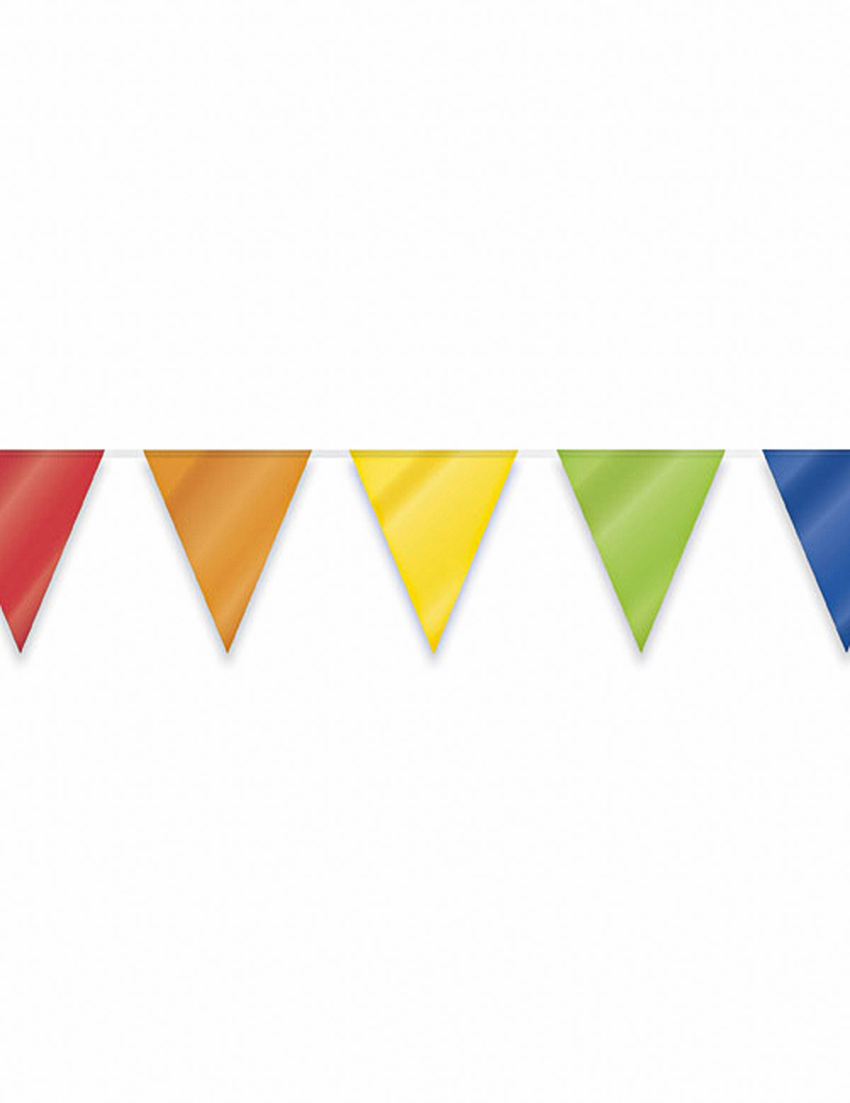 Bannière multicolore pour décoration de fête à fanions triangulaires