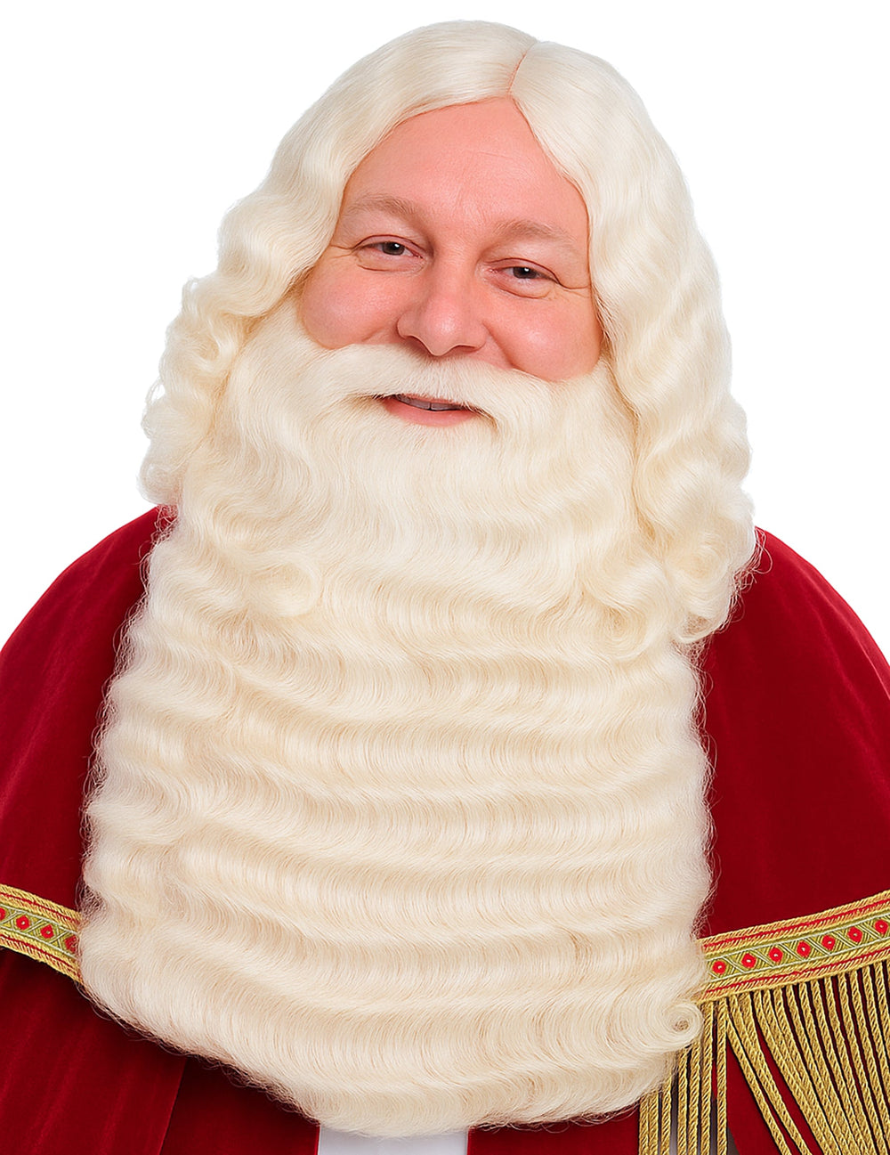 Vue de face de la Barbe Saint-Nicolas Luxe