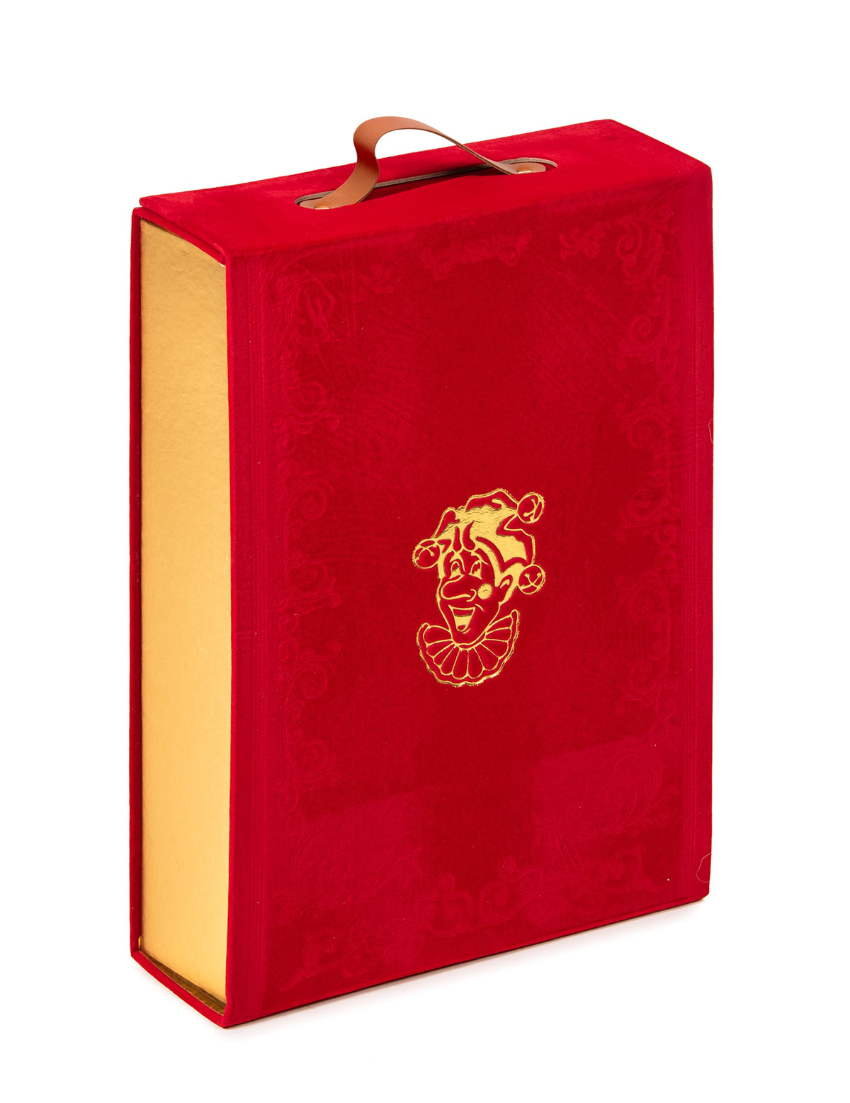 Boîte de rangement en velours rouge de la Barbe Saint-Nicolas Luxe