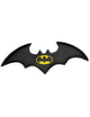 Batarang Batman pour adulte noir avec logo jaune