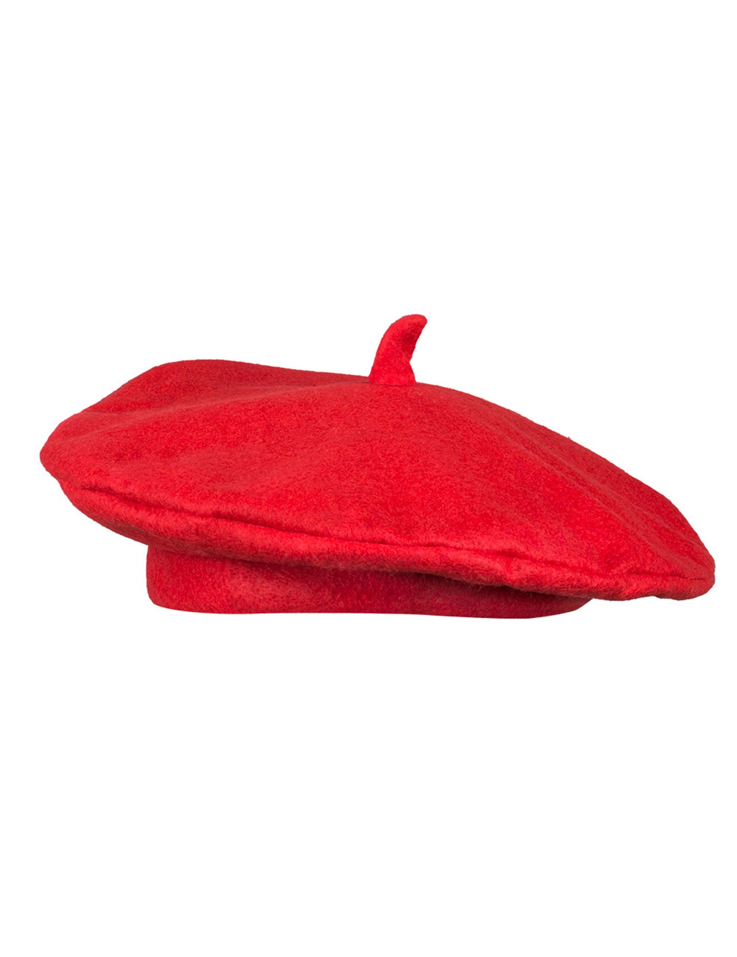 Beretka s crvenom baskijom za odrasle