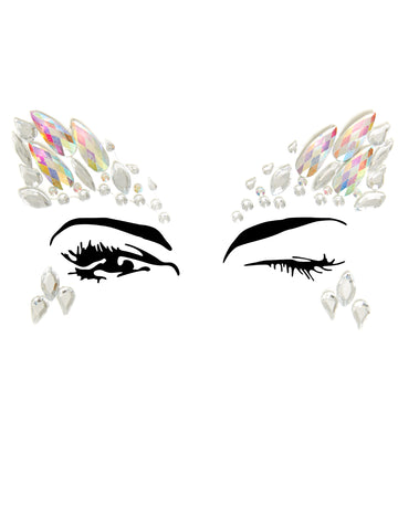 Ljepljivi nakit za lice s nebeskim uzorcima za odrasle