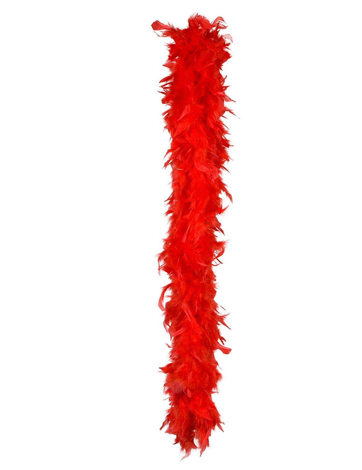 Vue d'ensemble du boa à plumes pour femme rouge 50 g