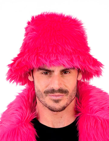 Odrasli neon ružičasta kosa Bob