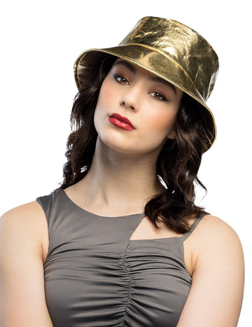 Zlatni metalni šešir za odrasle