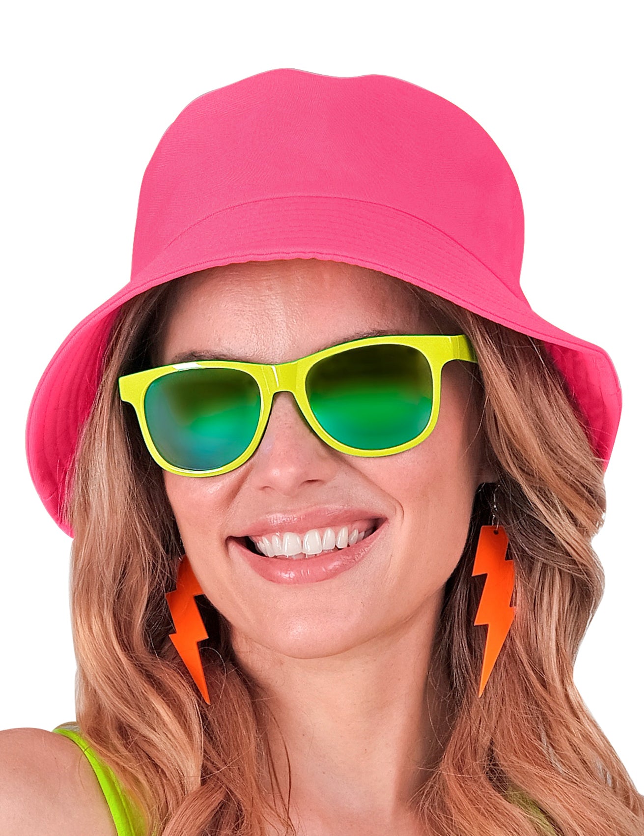 Odrasli fluorescentni ružičasti bob