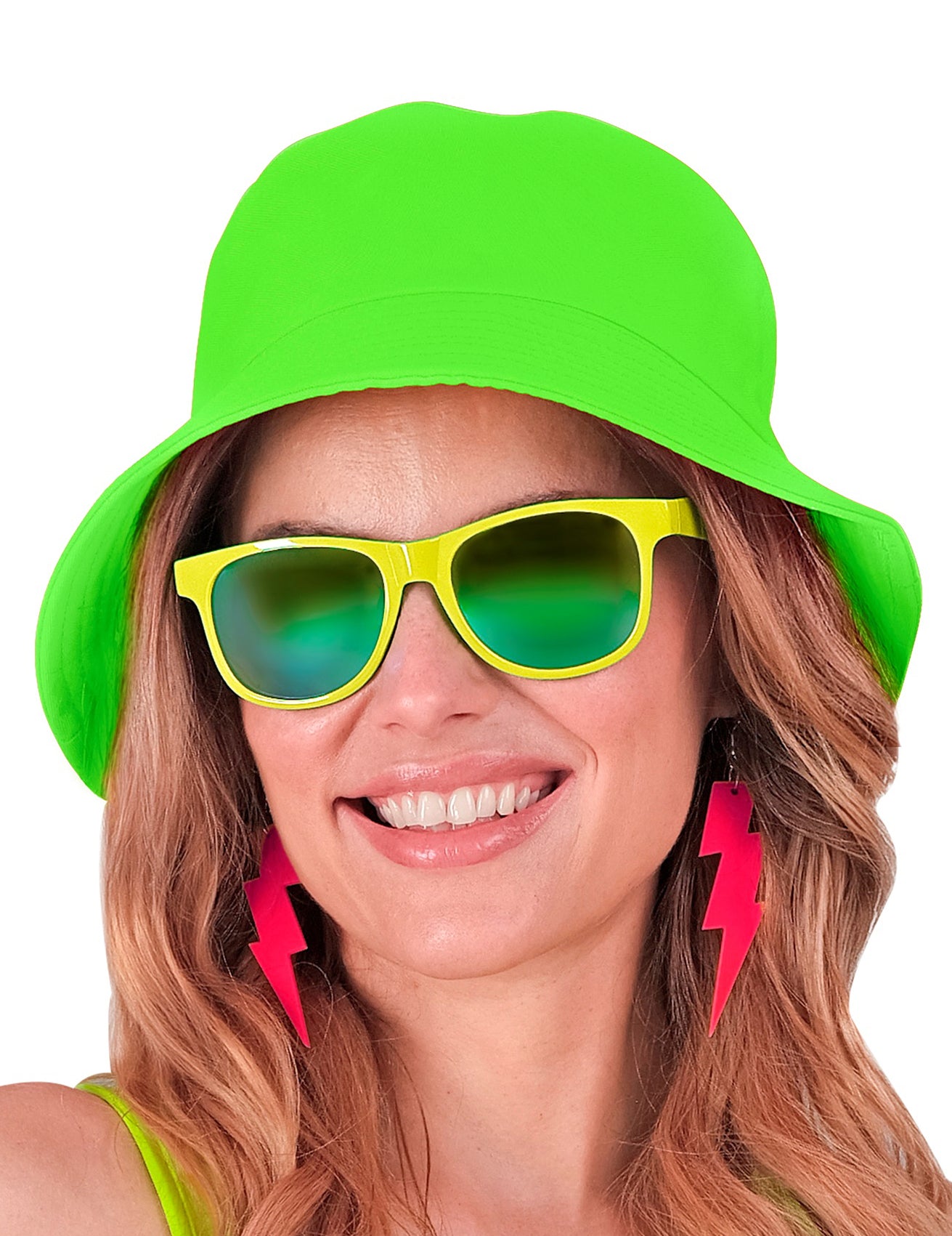 Odrasli fluorescentni zeleni bob