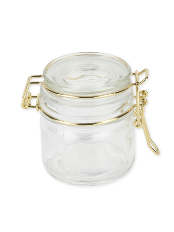 Pozlaćena staklenka za konzerviranje 6,5 x 7 cm Staklena boca od 100 ml