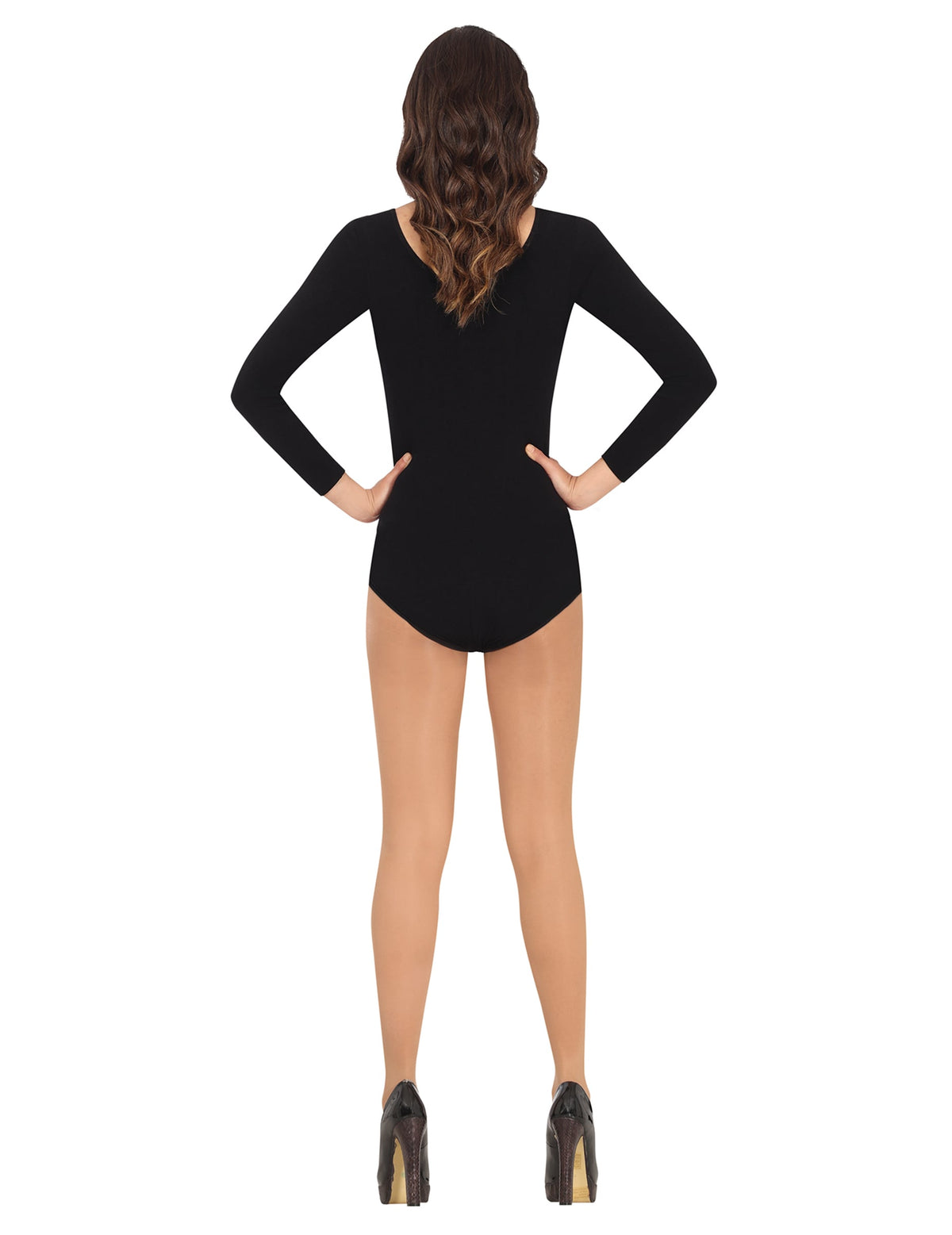 Vue de dos du body manches longues pour femme