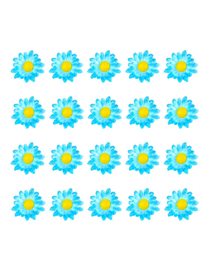 Vue d'ensemble des 20 unités des fleurs marguerites pour décoration