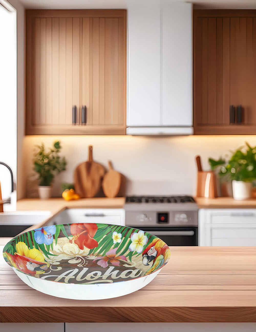 Mise en situation dans une cuisine du Bol Aloha Hawaï
