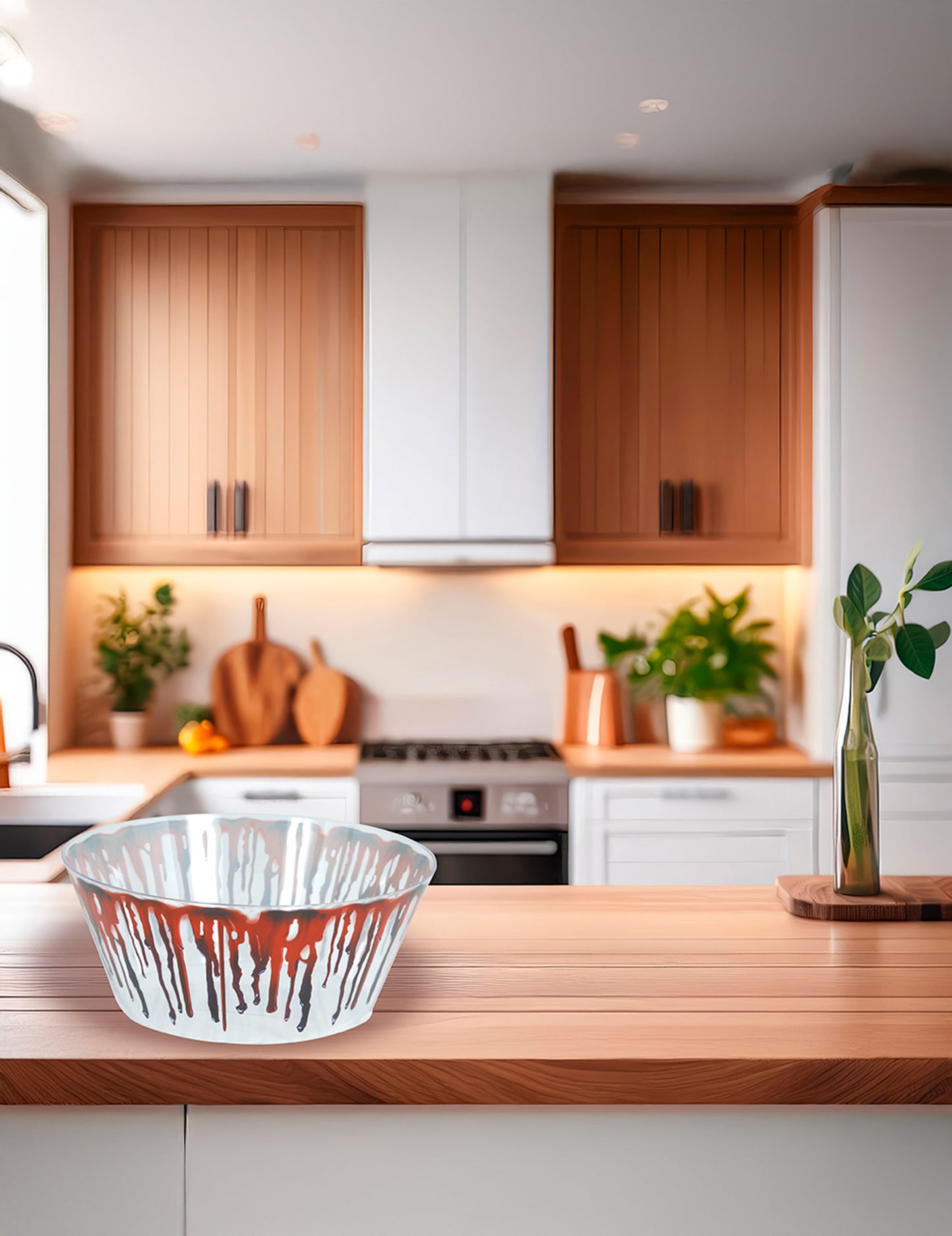 Krvava plastična zdjela