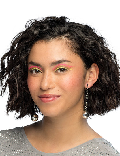 Ženske naušnice disko kuglice