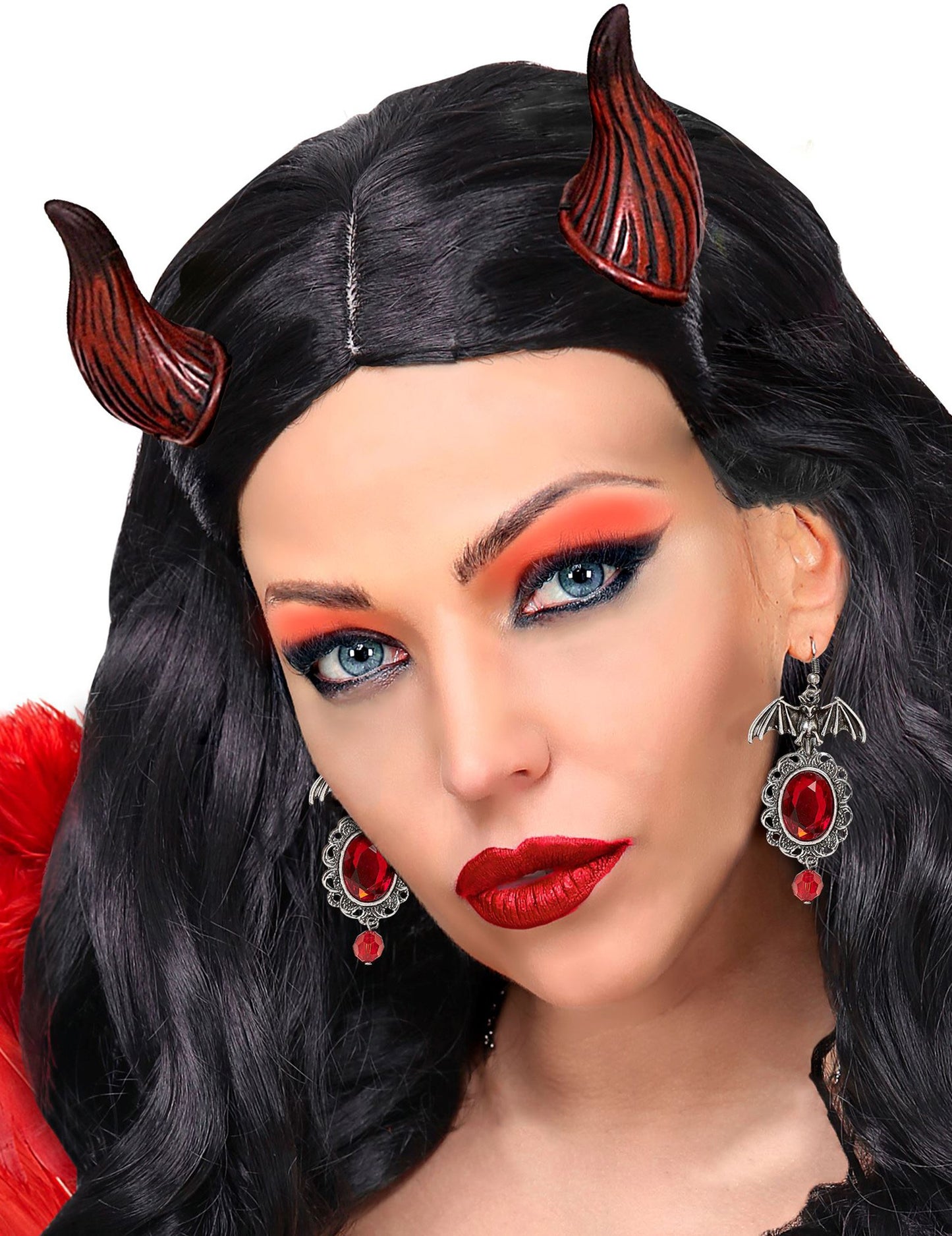 Ćelavi Halloween crvena žena balle