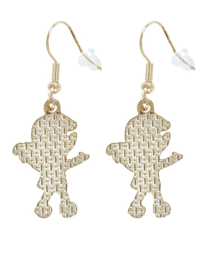 Metalne naušnice vilenjaci za Božić 