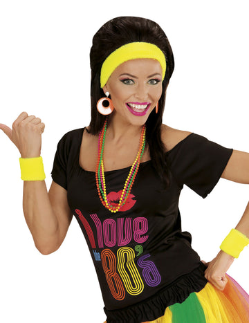 Fluo naušnice za odrasle naranče