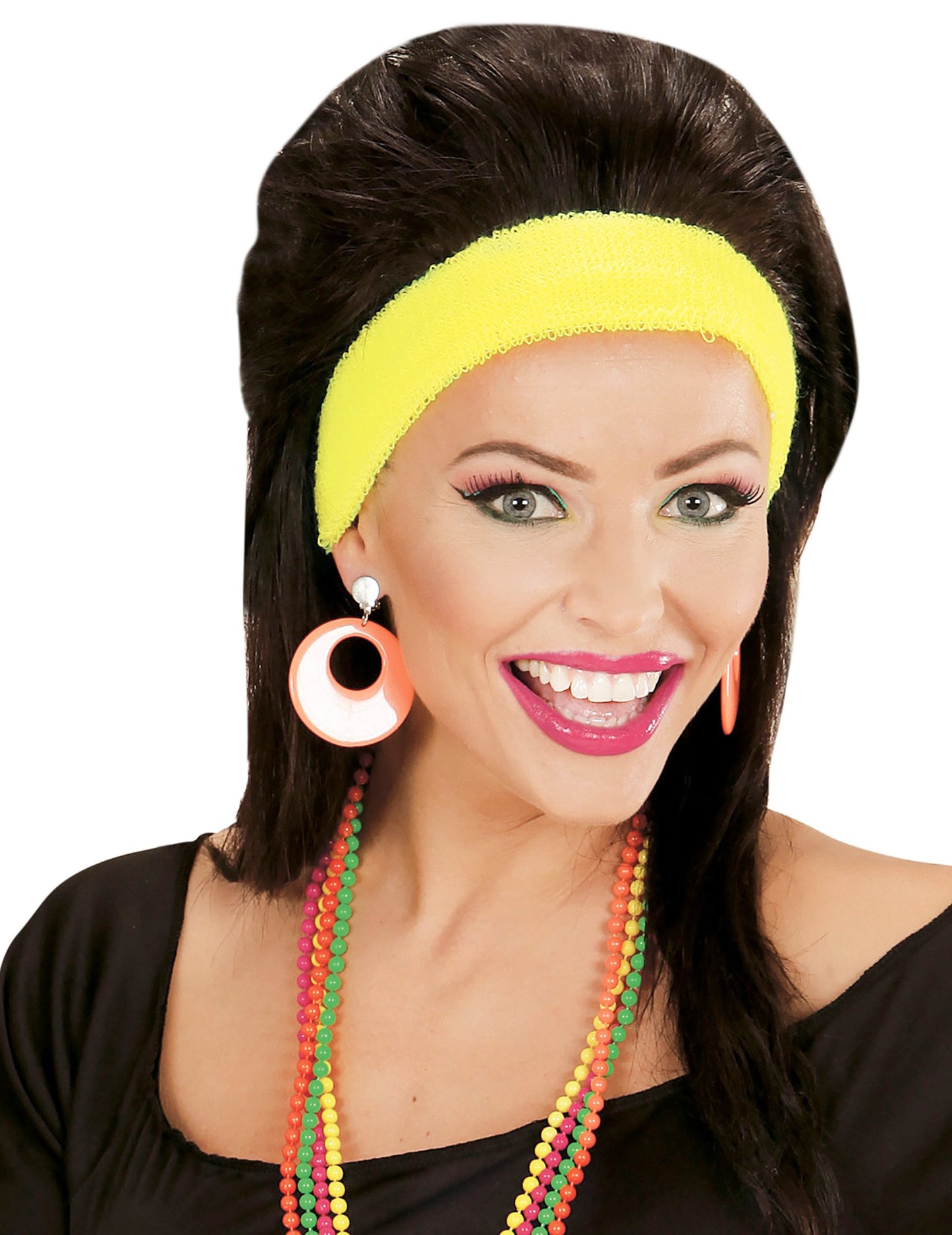 Fluo naušnice za odrasle naranče