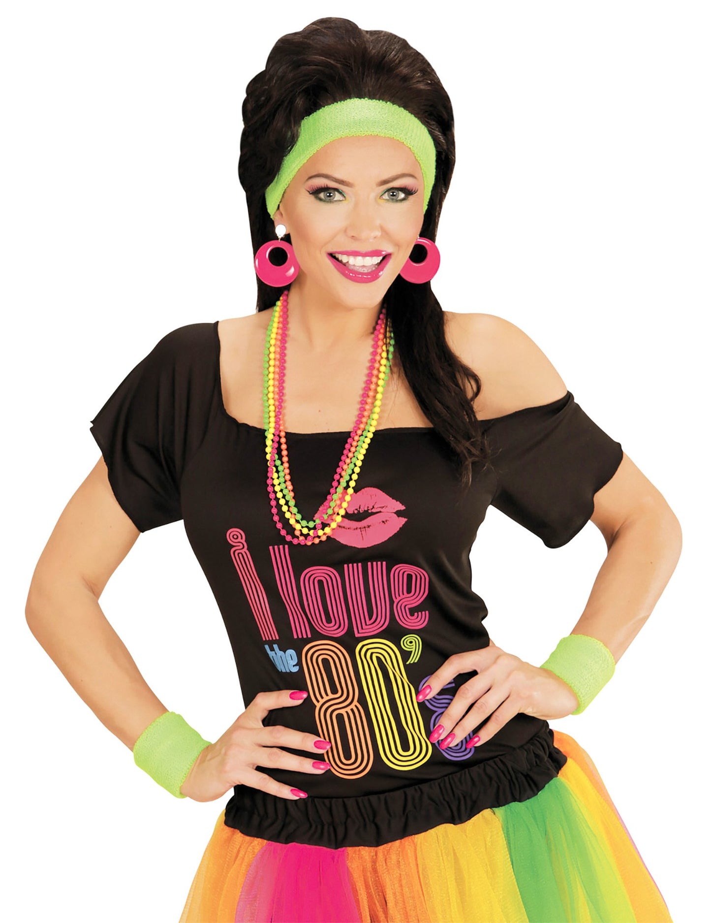 Odrasle fluorescentne ružičaste naušnice