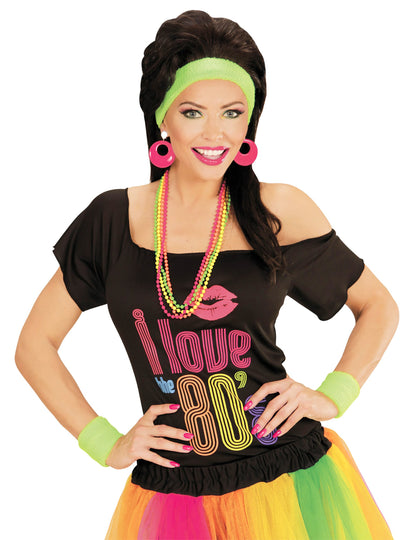 Odrasle fluorescentne ružičaste naušnice