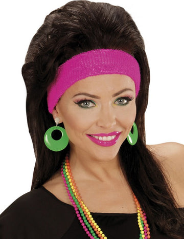 Odrasle fluorescentne zelene naušnice