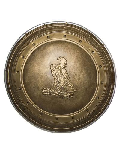 Bouclier en plastique Wonder Woman™ pour adulte bronze avec motif aigle