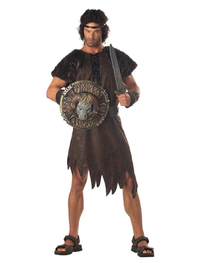 Plastični barbarski štit i mač