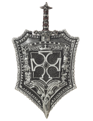 Štit i brzina vitez prelazeći plastiku za odrasle