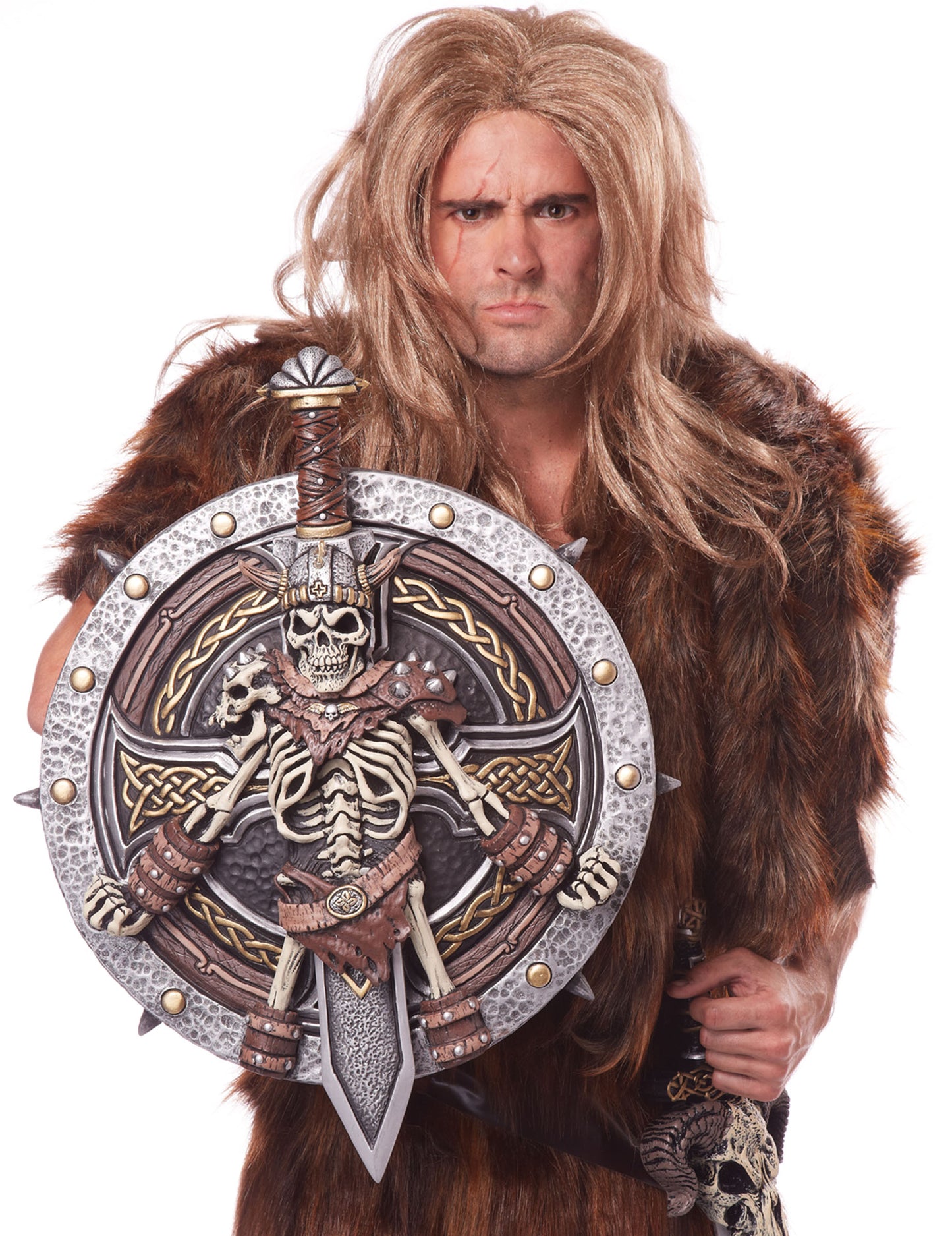 Plastični štit i viking mač