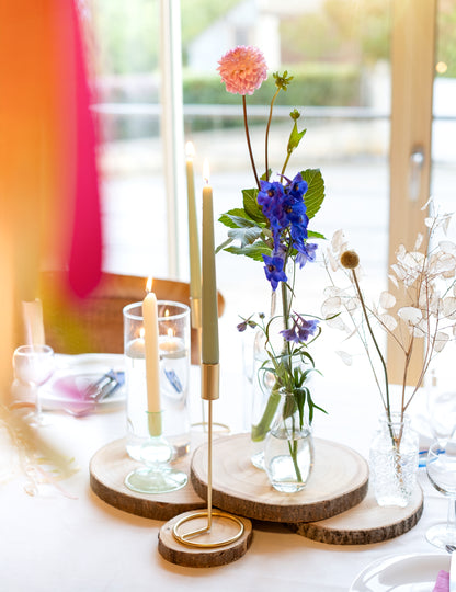 Zlatno metalna dizajnerska kugla 23 x 9,5 cm