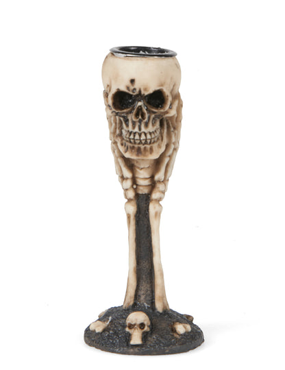 Kosti i lubanje držač svijeća 12.5 cm