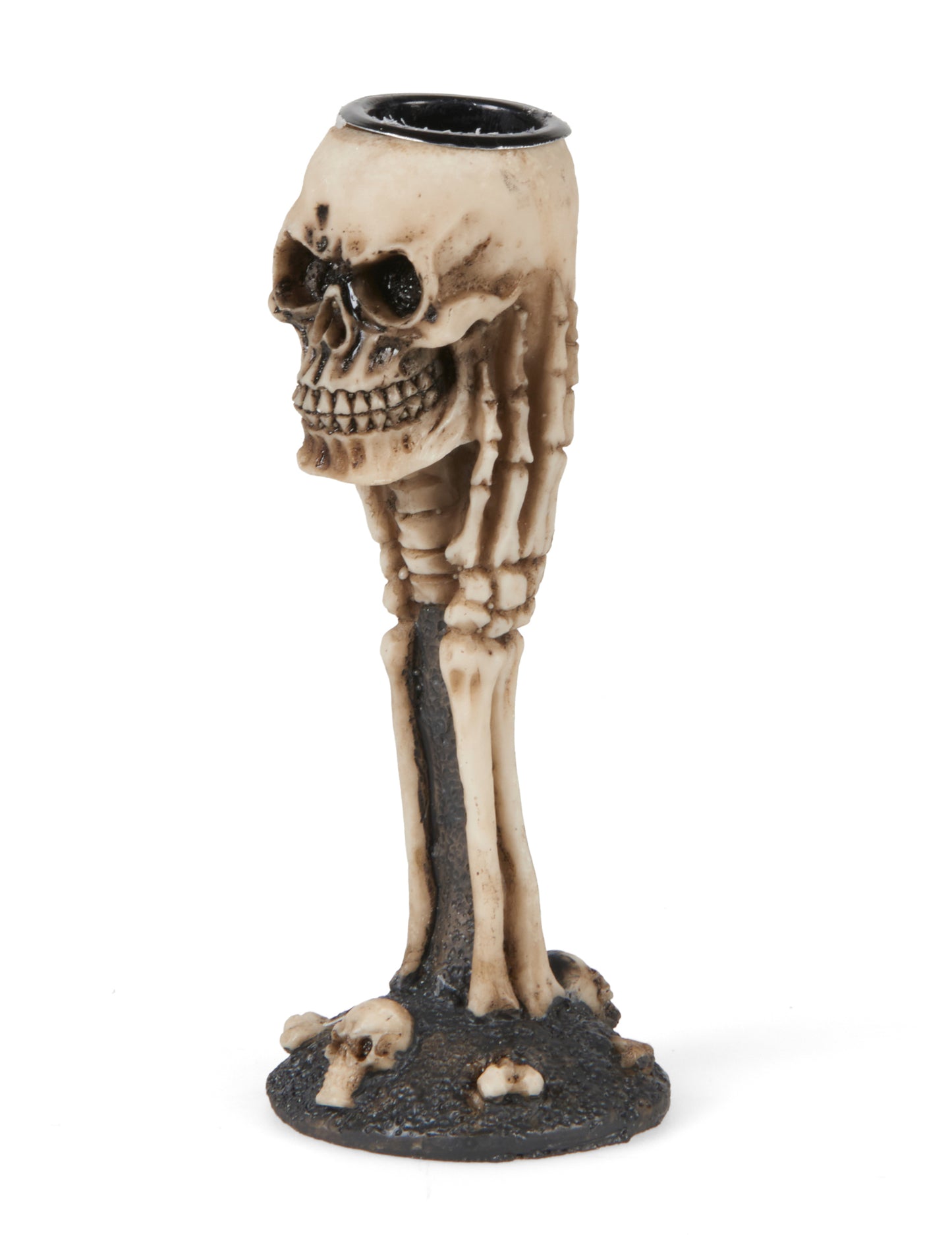 Kosti i lubanje držač svijeća 12.5 cm