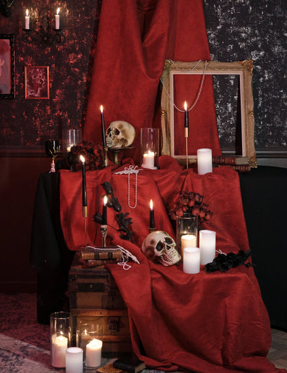 Kosti i lubanje držač svijeća 12.5 cm