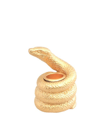 Zlatna zmija držač svijeća 7.5 cm