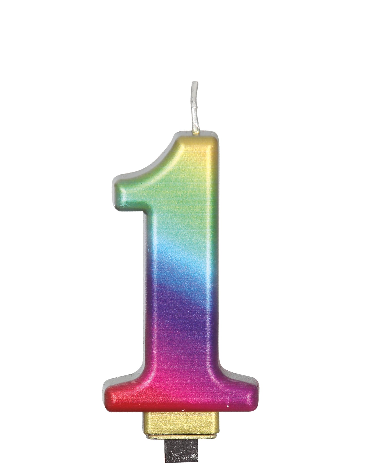 Višebojna figura svijeća 8 cm