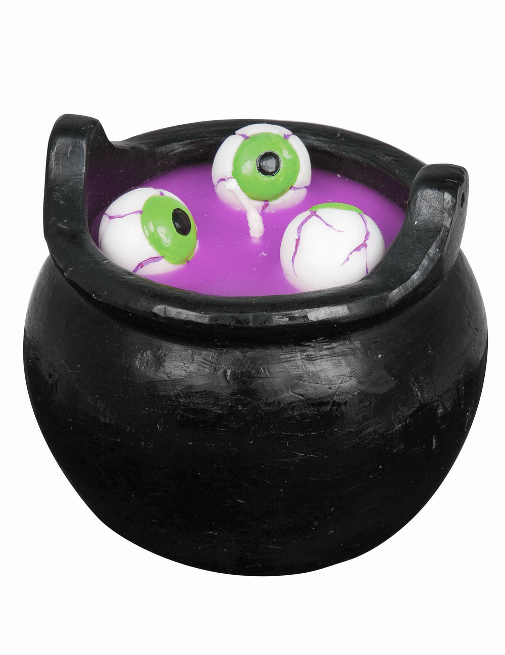 Vue de trois-quarts de la bougie bouillon d'œil