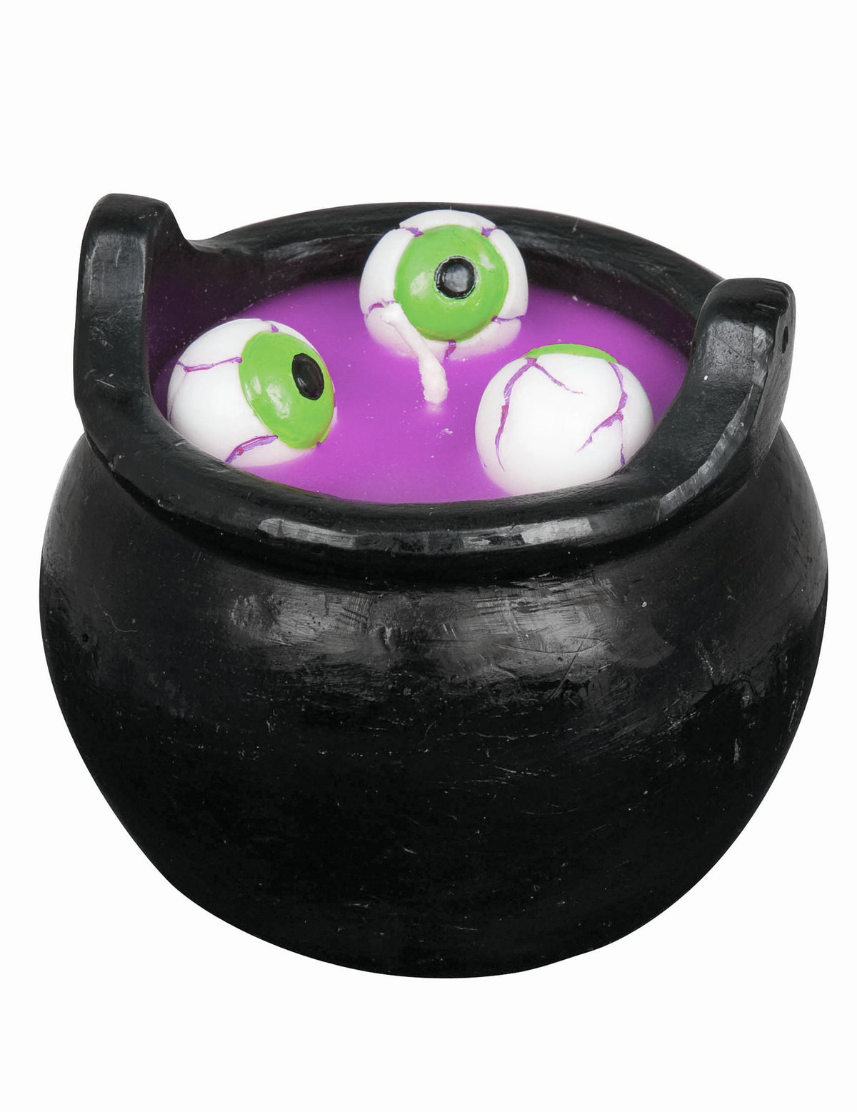 Vue de trois-quarts de la bougie bouillon d'œil