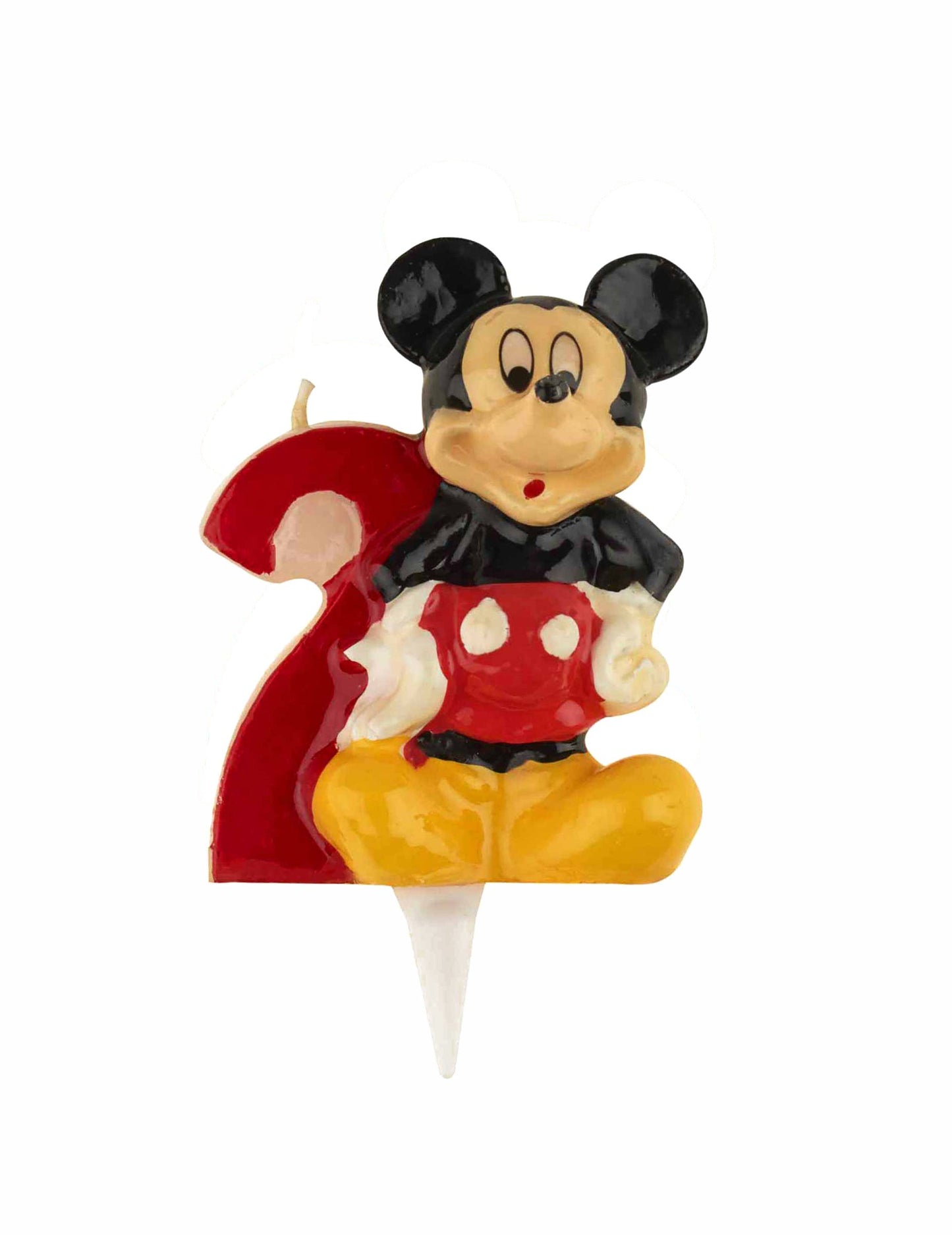 Svijeća u obliku broja 2 Mickey™ 