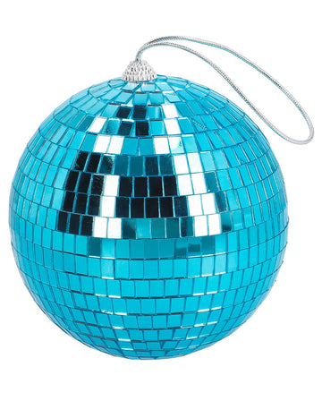 Plava fasetirana kugla 15 cm