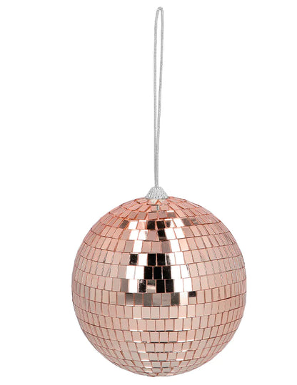 Rose gold disko kugla 15 cm