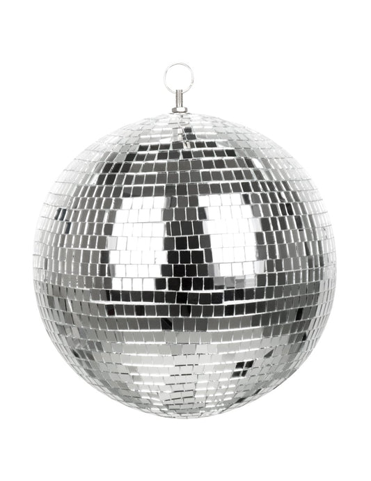 Boule à facettes disco pour fête argentée