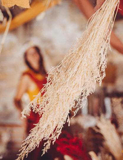 Buket suhih grančica 50 g 75 cm boemski stil