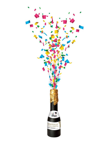 Višebojna boca sa konfetima 16 cm