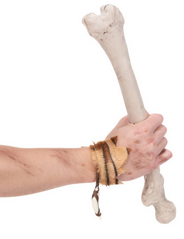 Bracelet homme des cavernes pour adulte à motif tigre et dent