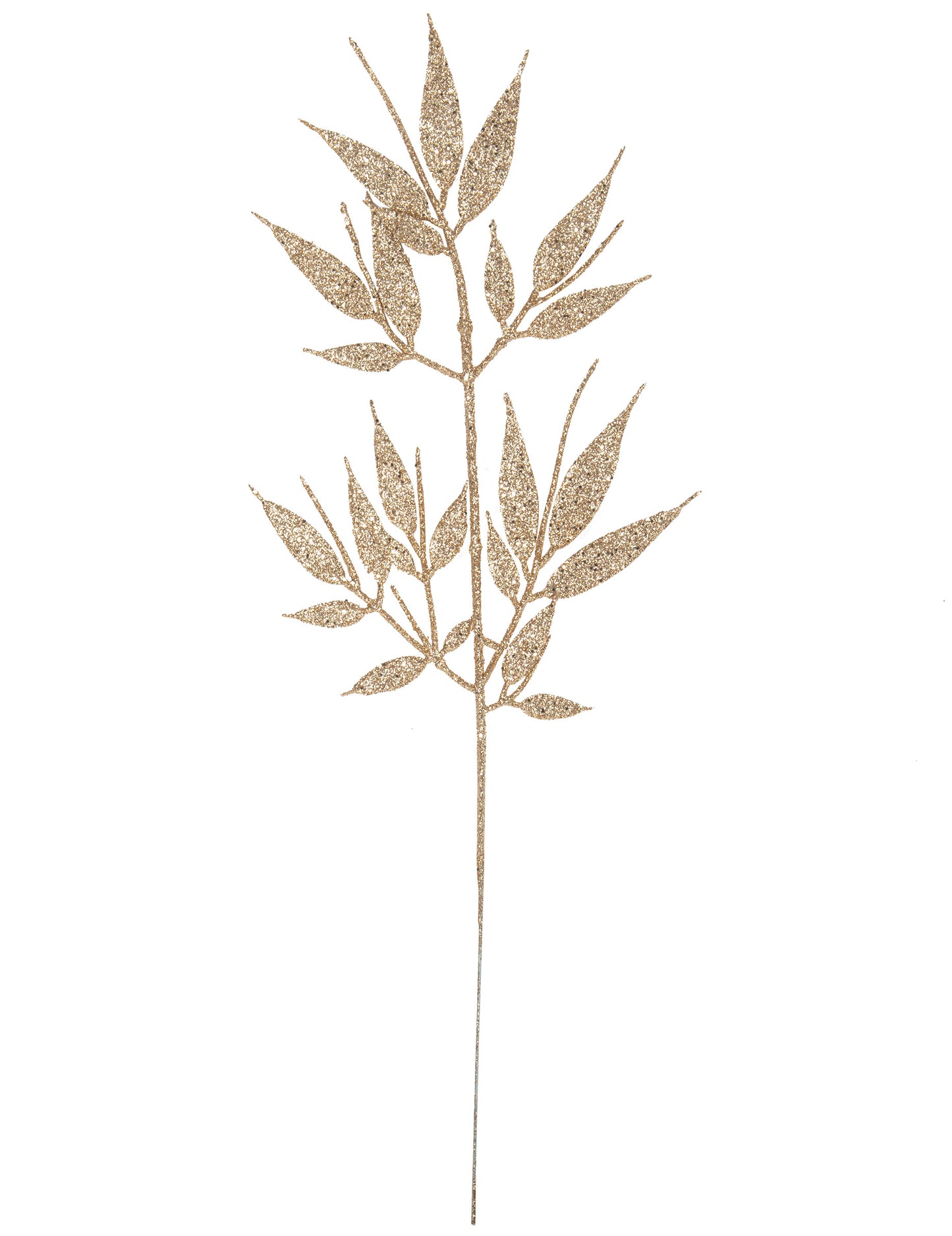 Grana s tankim listovima i bakrenim šljokicama 40 cm 